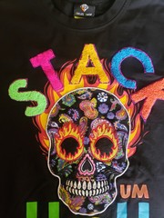 Create 2mrw “Stack Um High” Embroidery Mens TShirt Size Medium
