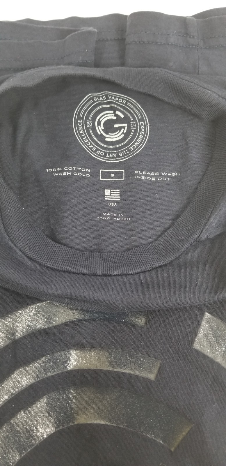 T Shirt XXXL Navy Blue 100% Cotton Glas Vapor Soft Comfy Active Cool Summer a gallery