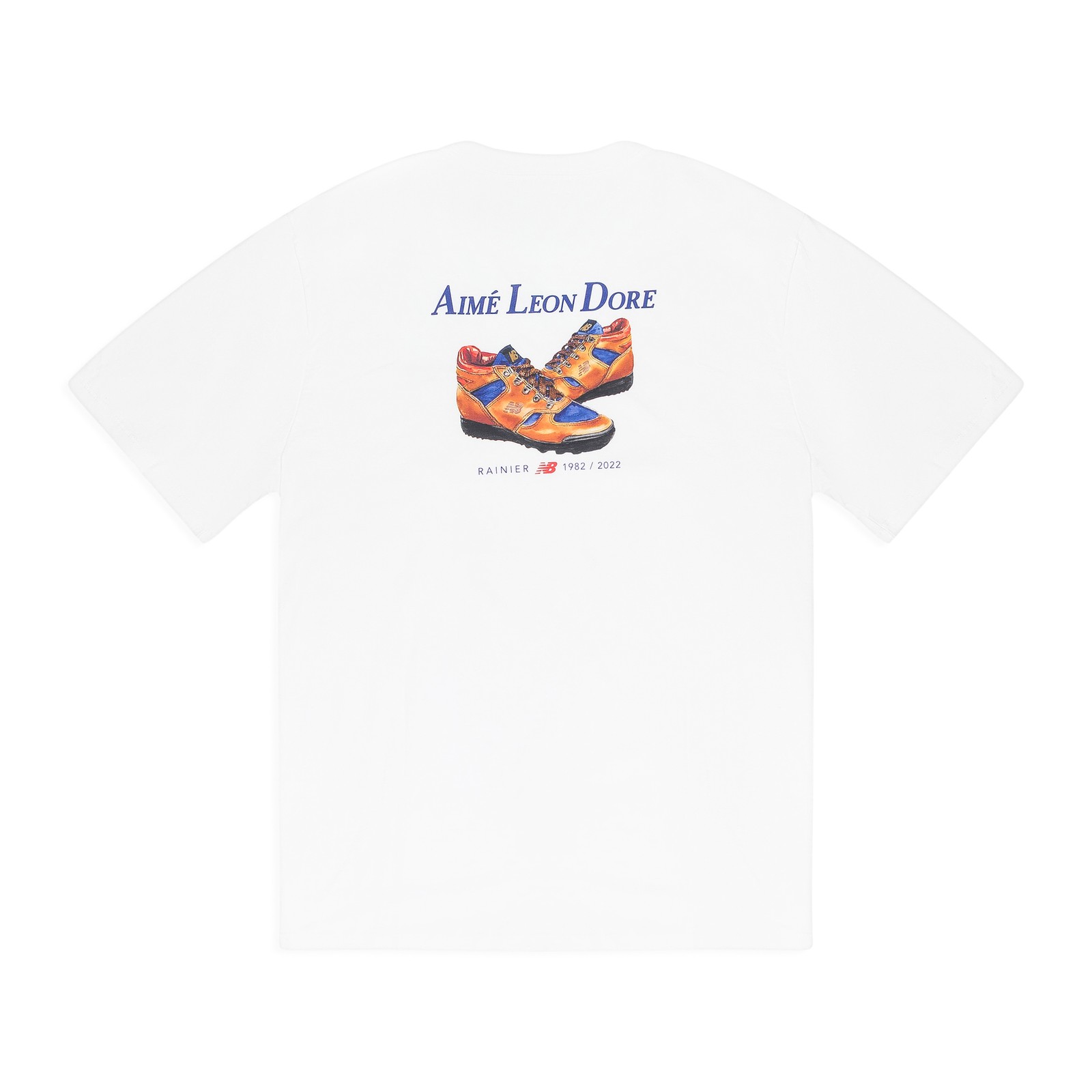 NWT AIME LEON DORE WHITE NEW BALANCE RAINIER '82 T-SHIRT SIZE XS $90 gallery