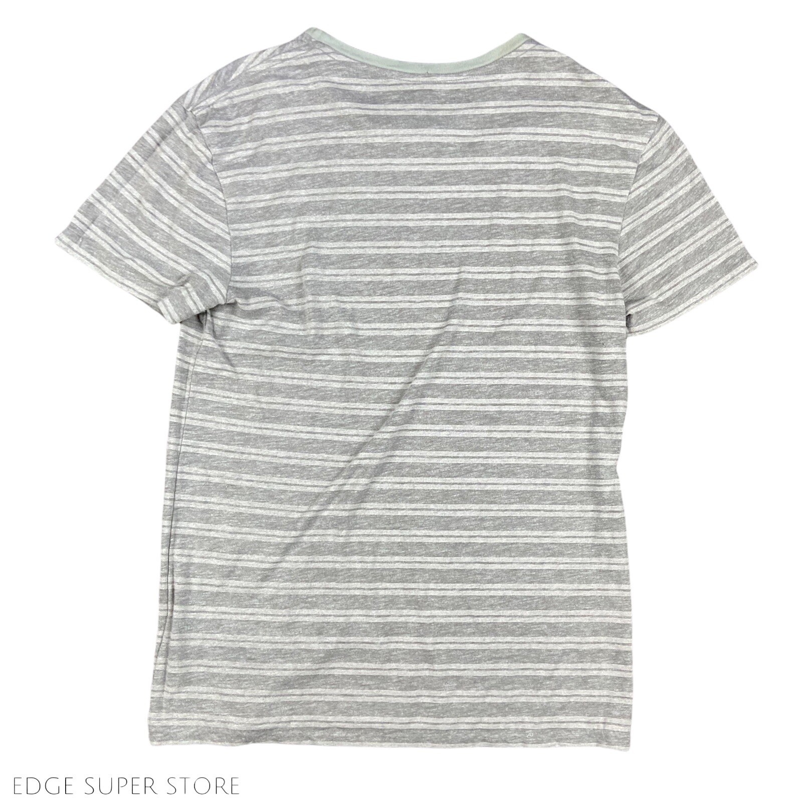 All Saints Light Beige Brown Striped Scoop Neck Short Sleeve TShirt Size XSmall gallery