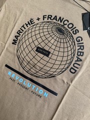 Marithe Francois Girbaud Shirt Mens Small Graphic Globe Revolution Loose Fit NEW