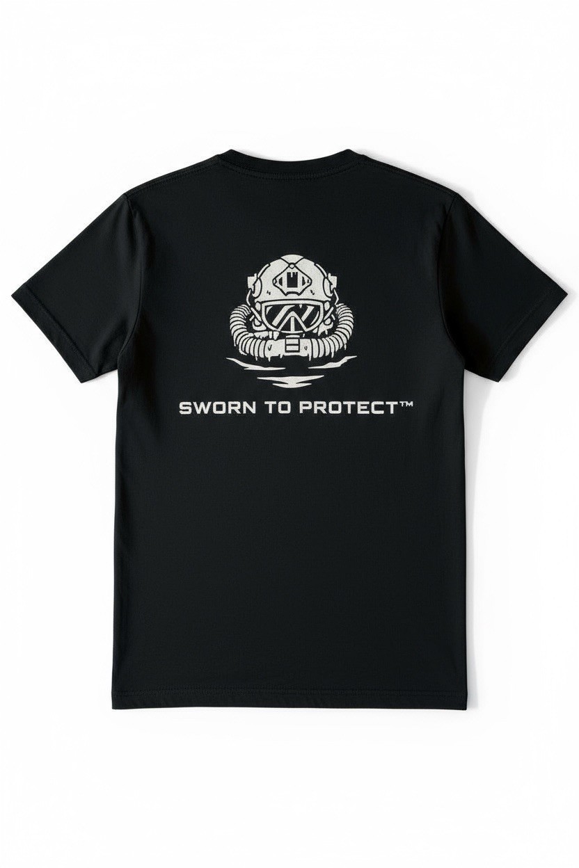 Sworn to Protect Medium T Shirt Men's, Black NSW Combat Diver, SOCOM, DEVGRU gallery