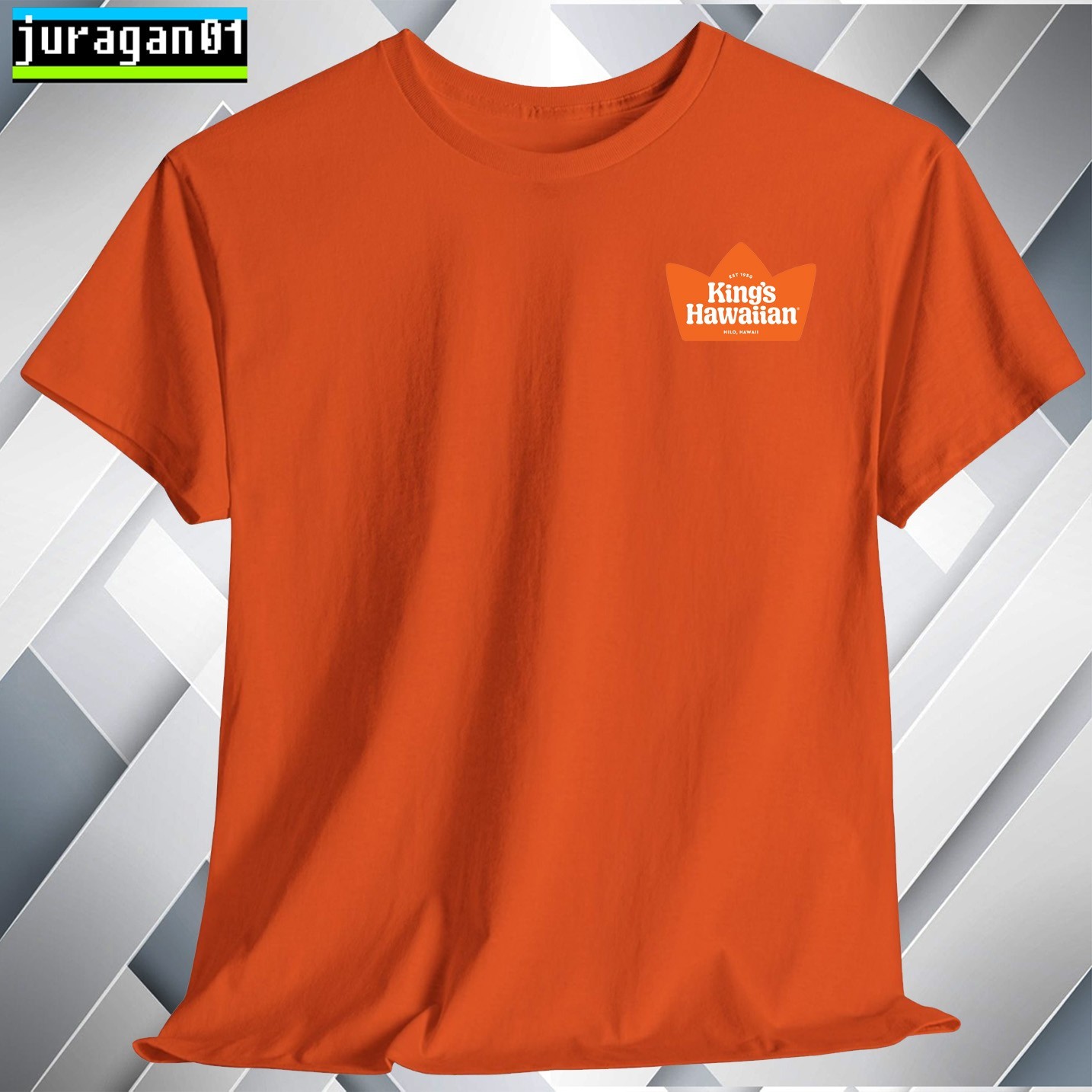 King's Hawaiian T-Shirt Logo Black/Gray/Blue/Red/White/Choc S to 5XL Made in USA gallery