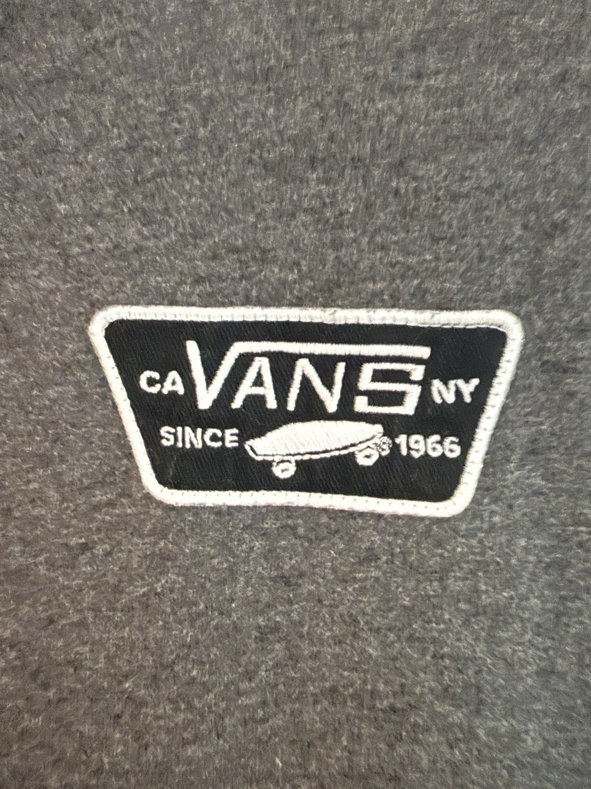 VANS Off The Wall Men's Henley 3/4 Sleeve T-Shirt Gray Black Size L 2013 Vintage gallery