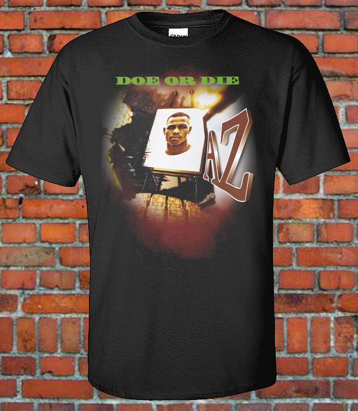 AZ Doe Or Die Classic Hip-Hop Album Cover Nas The Firm Graphic T-Shirt gallery