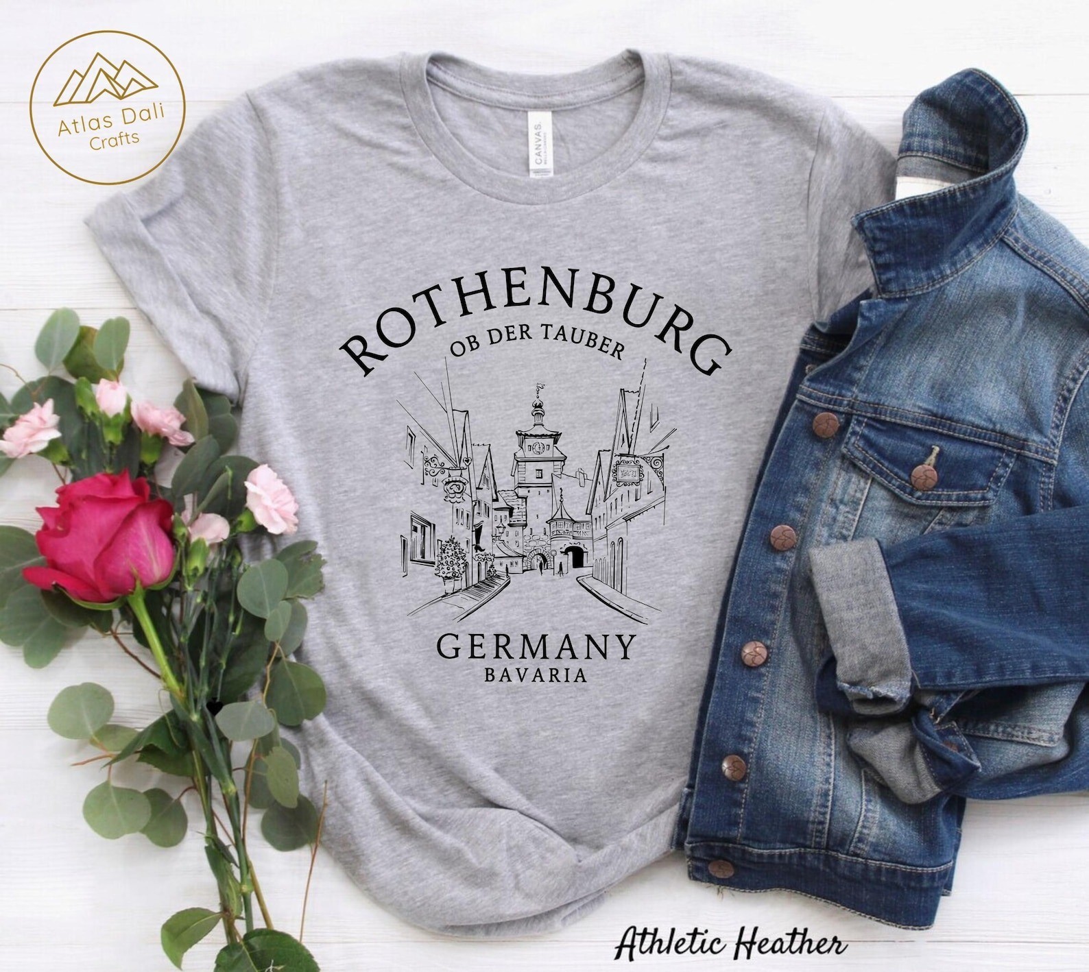 Rothenburg Unisex Shirt Travel Gift Germany Trip Souvenir Tee gallery