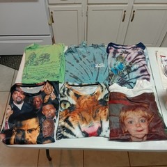 Bulk Lot 48 Graphic Print Shirts Mixed Sizes Graphics Sports Anime Festival #2
