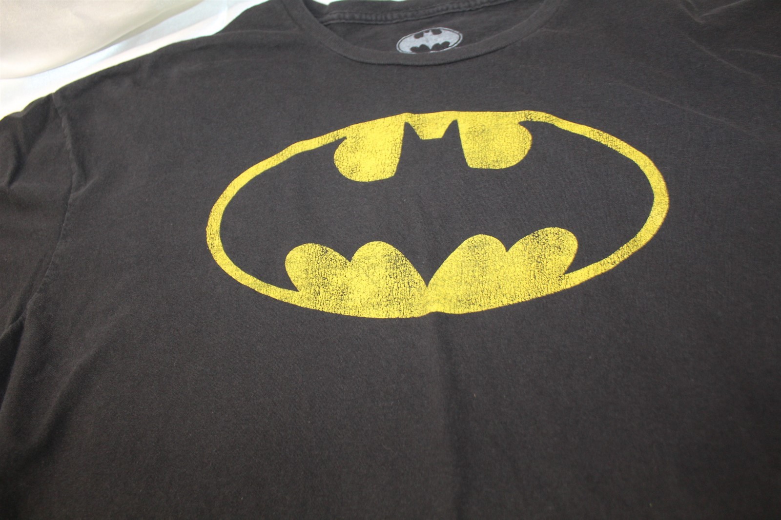Classic Novelty Graphic T-Shirt Batman Screen Print Front Black Size XXL gallery