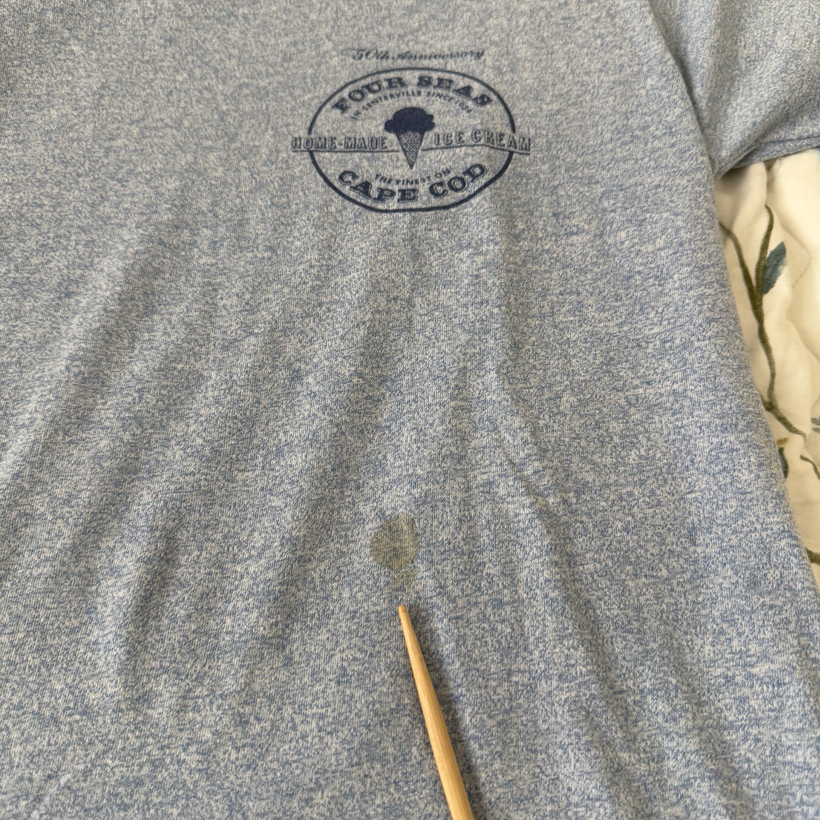 Vintage 80s 1984 Four Seas Ice Cream Cape Cod 50th Anniversary Ringer T Shirt gallery