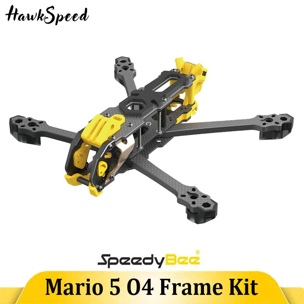SpeedyBee Mario 5 O4 Frame Kit DC / XH Version with Carbon Fiber Plate RC FPV