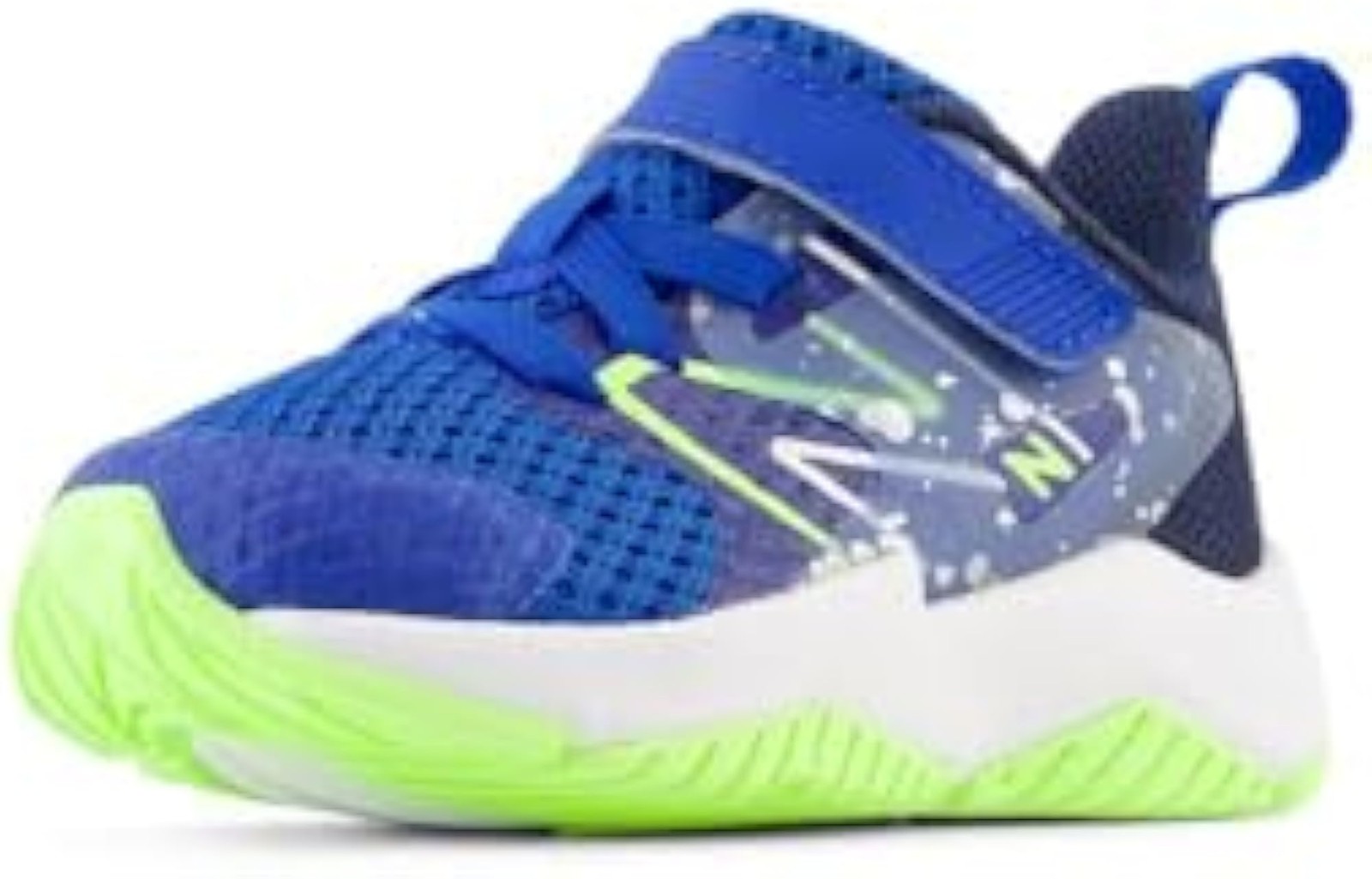 New Balance Kids Rave Run V2 Bungee Lace with Top Strap Shoe, Team Royal/Blue Oa gallery