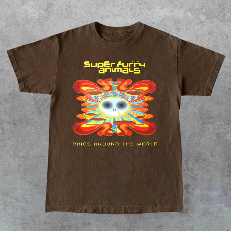 Rings Around the World  Super Furry Animals Full Size T-shirt TU1528