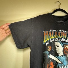 HALLOWEEN Michael Myers Devil’s Eyes Licensed Horror T-Shirt, 2021. LARGE