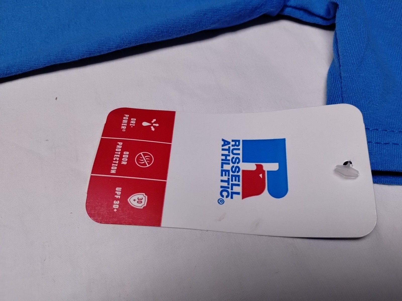 Russell Athletic Light Blue T-Shirt Short Sleeves (New With Tags) Size Medium gallery