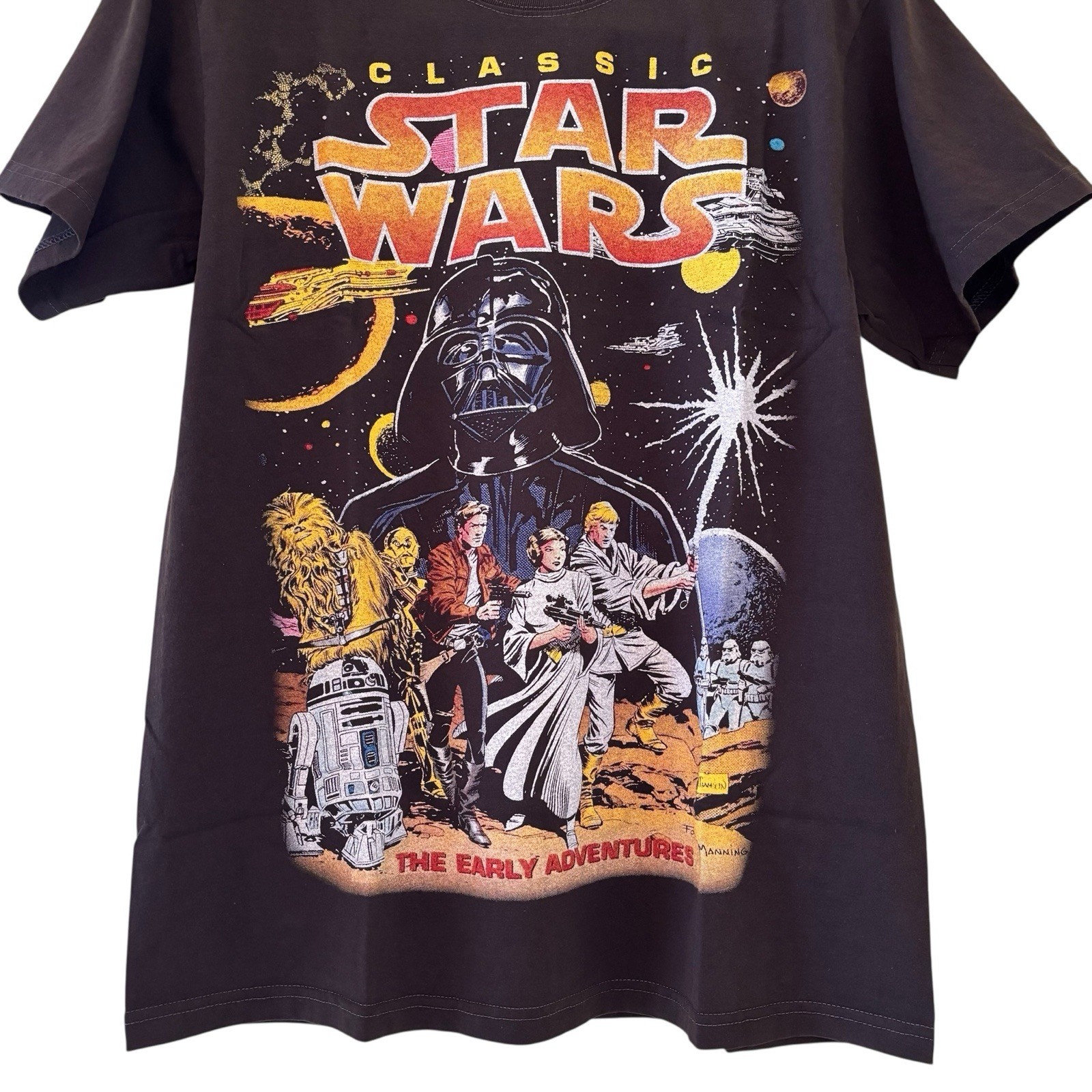 Vintage Star Wars Classic Rebels Darth Vader Modern T-Shirt REPRINT Size L gallery
