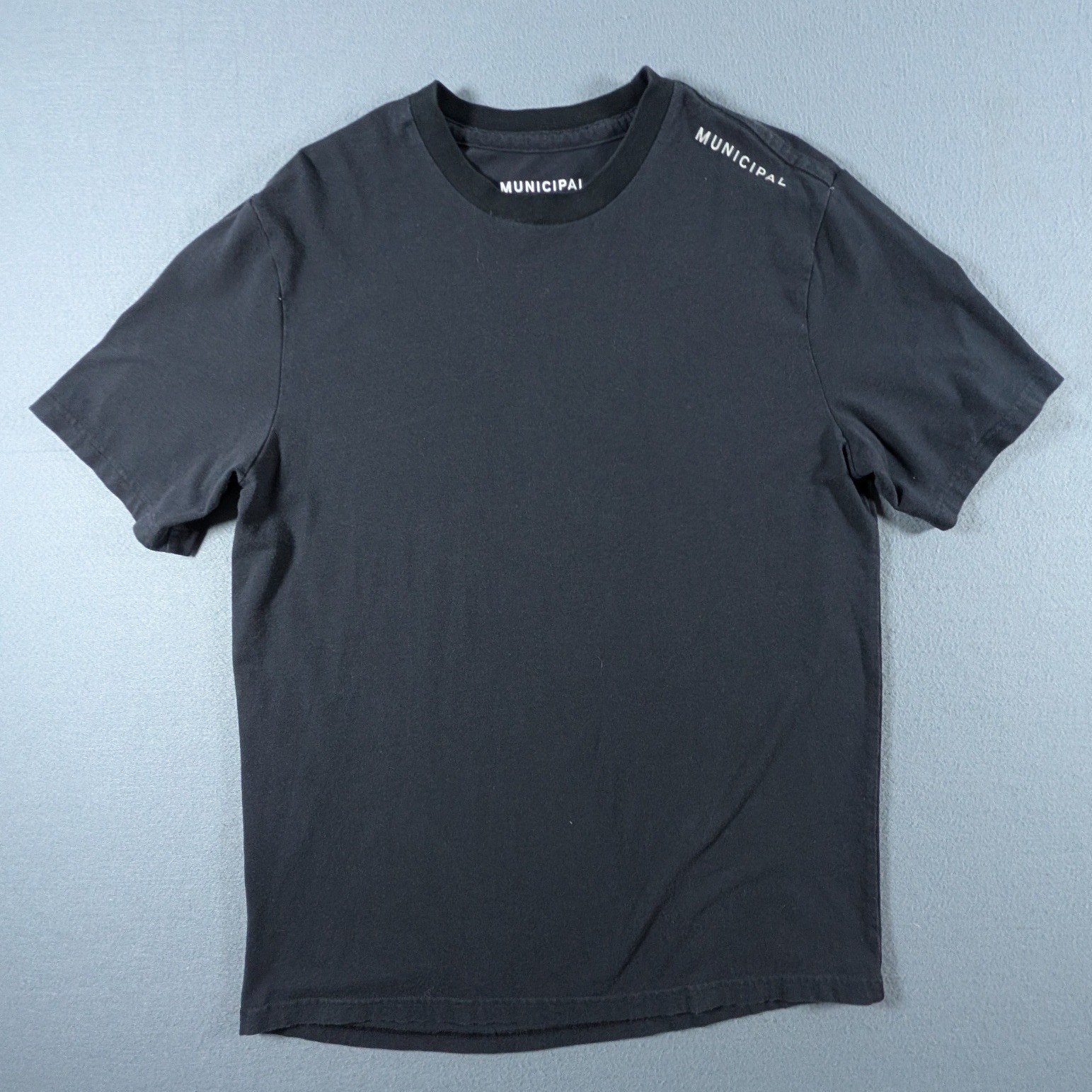 Municipal Sport Utility Gear T-Shirt Mens Medium Black Cotton Modal Stretch Logo gallery