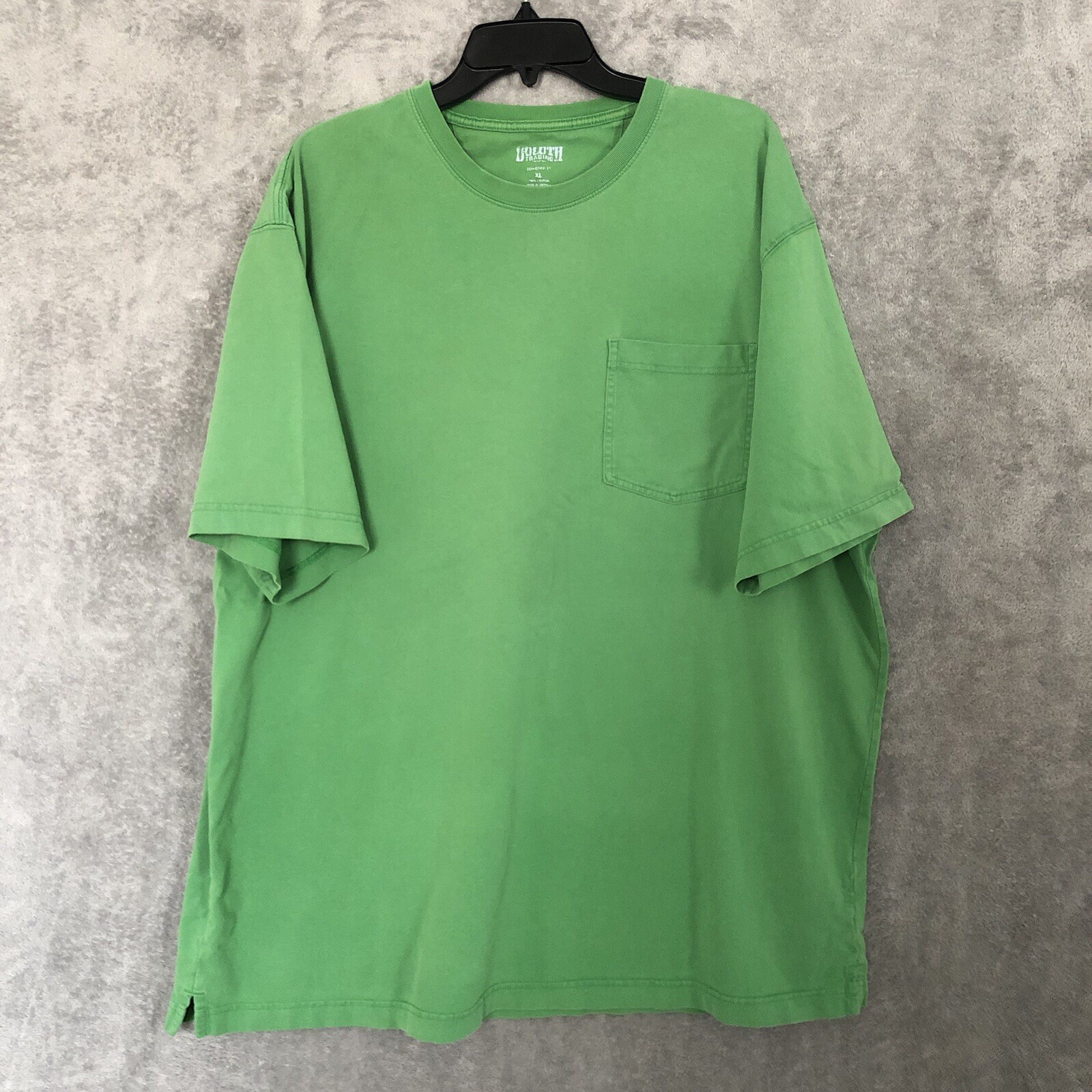 Duluth Trading Co Longtail T Tee Shirt Green Relaxed Short Sleeve Large Mens gallery