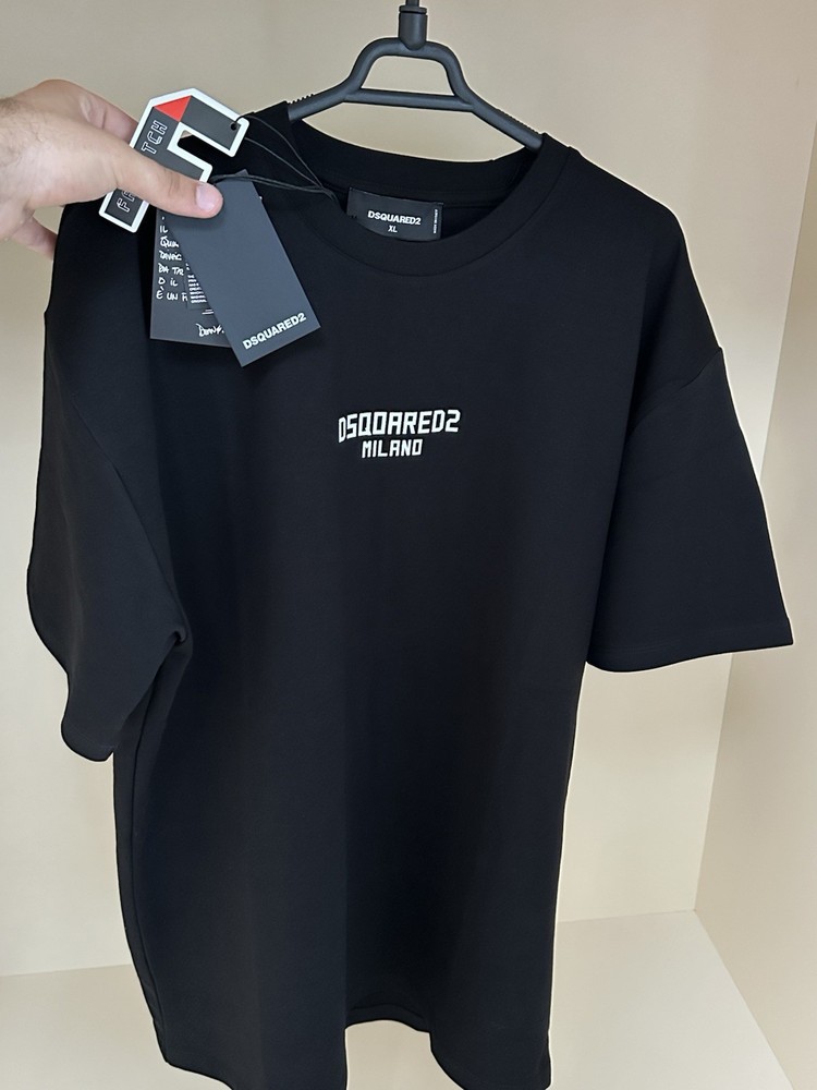Dsquared2 Milano Logo T-Shirt Black Size XL New With Tags