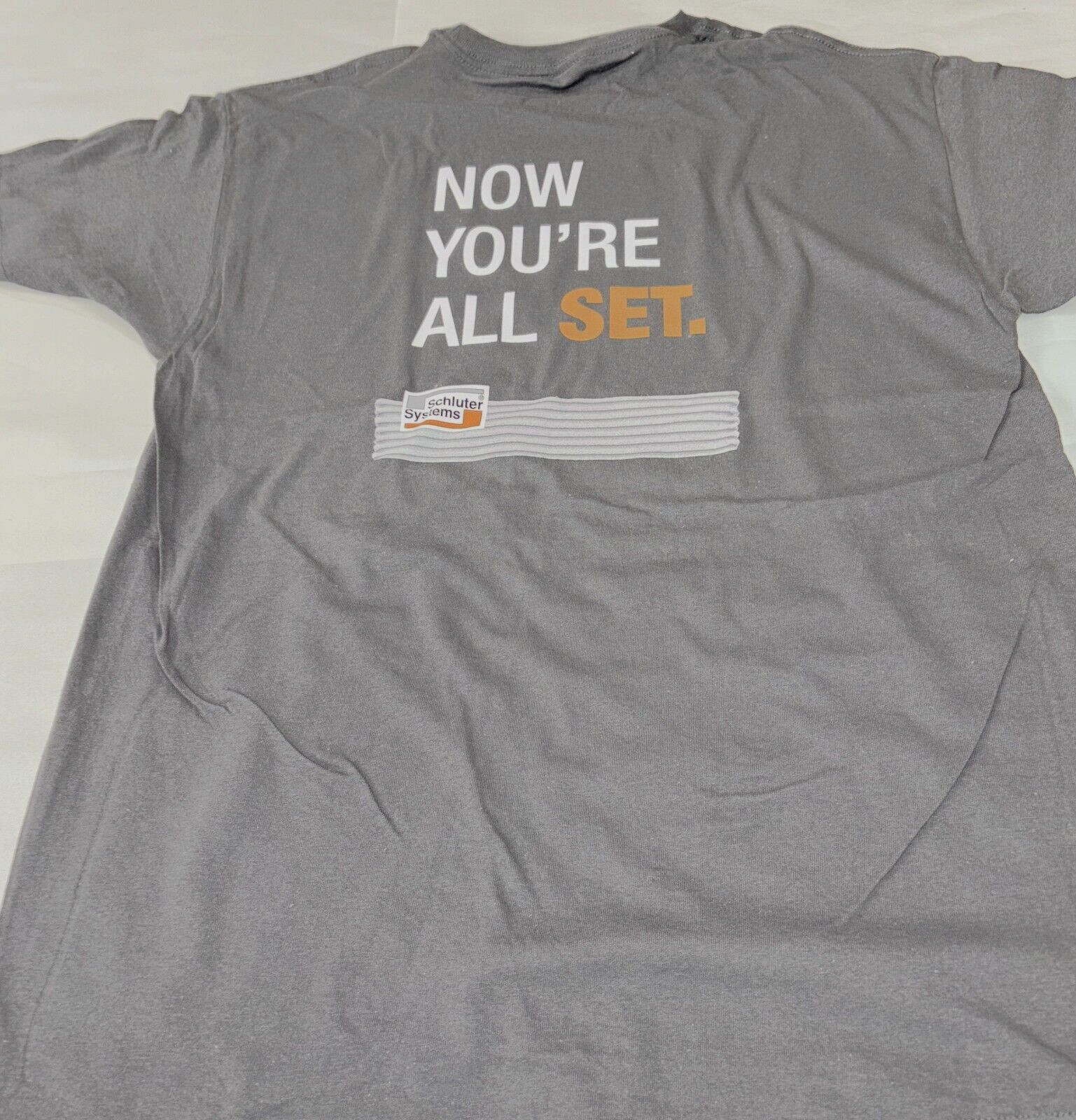 New Schluter Systems Large Charcoal Tee T-Shirt gallery