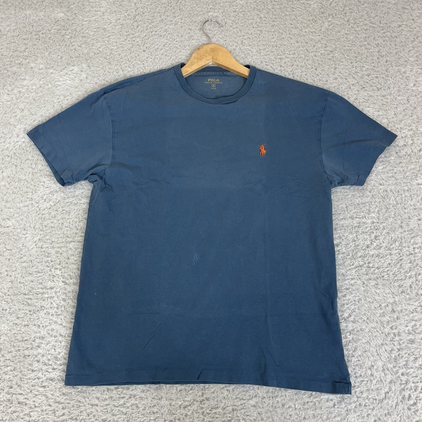 Polo Ralph Lauren T Shirt Mens S Small Cotton Crew Neck Short Sleeve