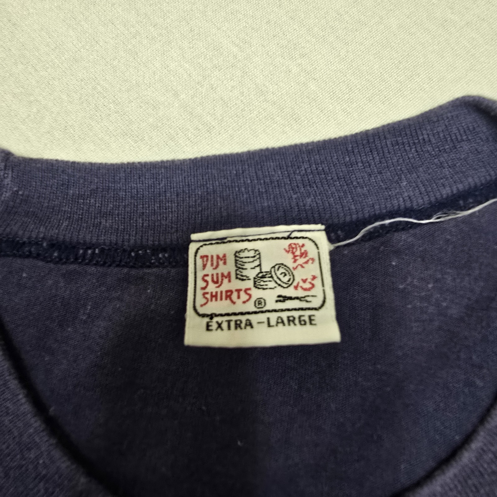 Vintage 80's Dim Sum Shirts Hong Kong Star Ferry Tshirt Single Stitch Size XL gallery