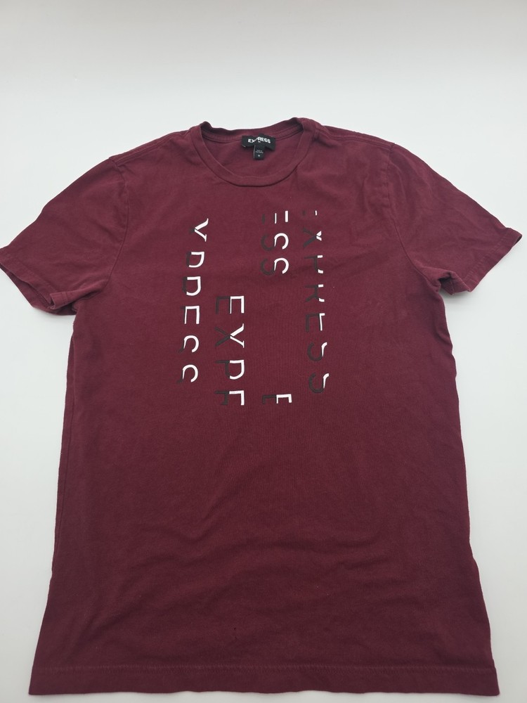 Express T-Shirt Men M Red Graphic Tee.#45672