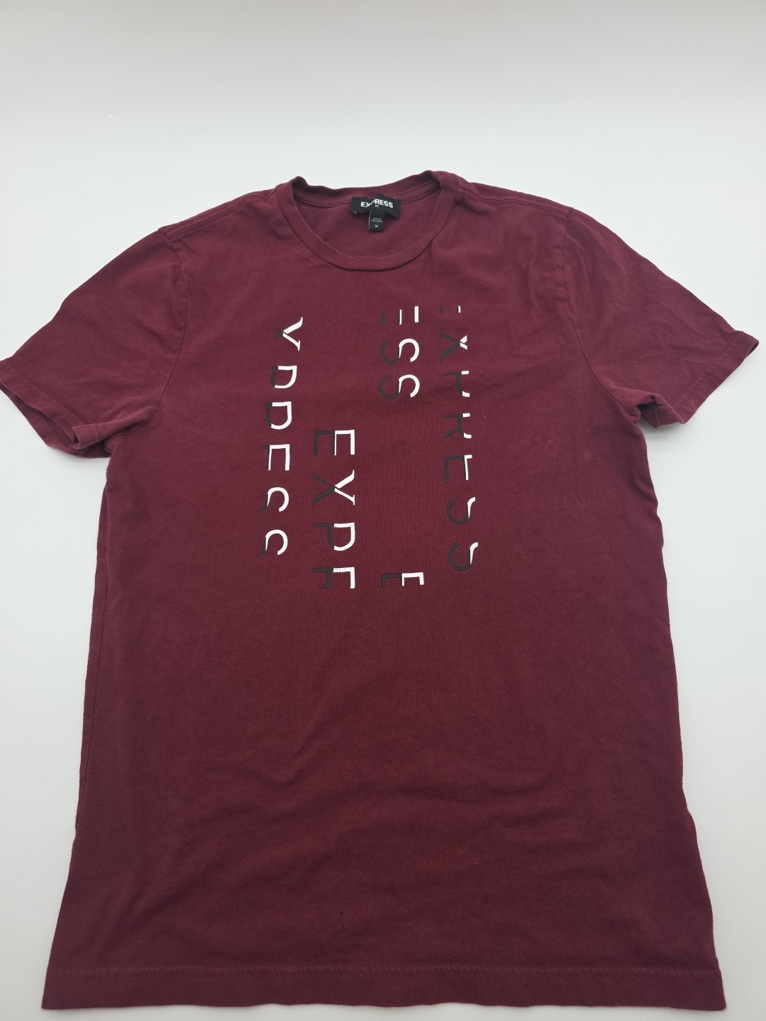 Express T-Shirt Men M Red Graphic Tee.#45672