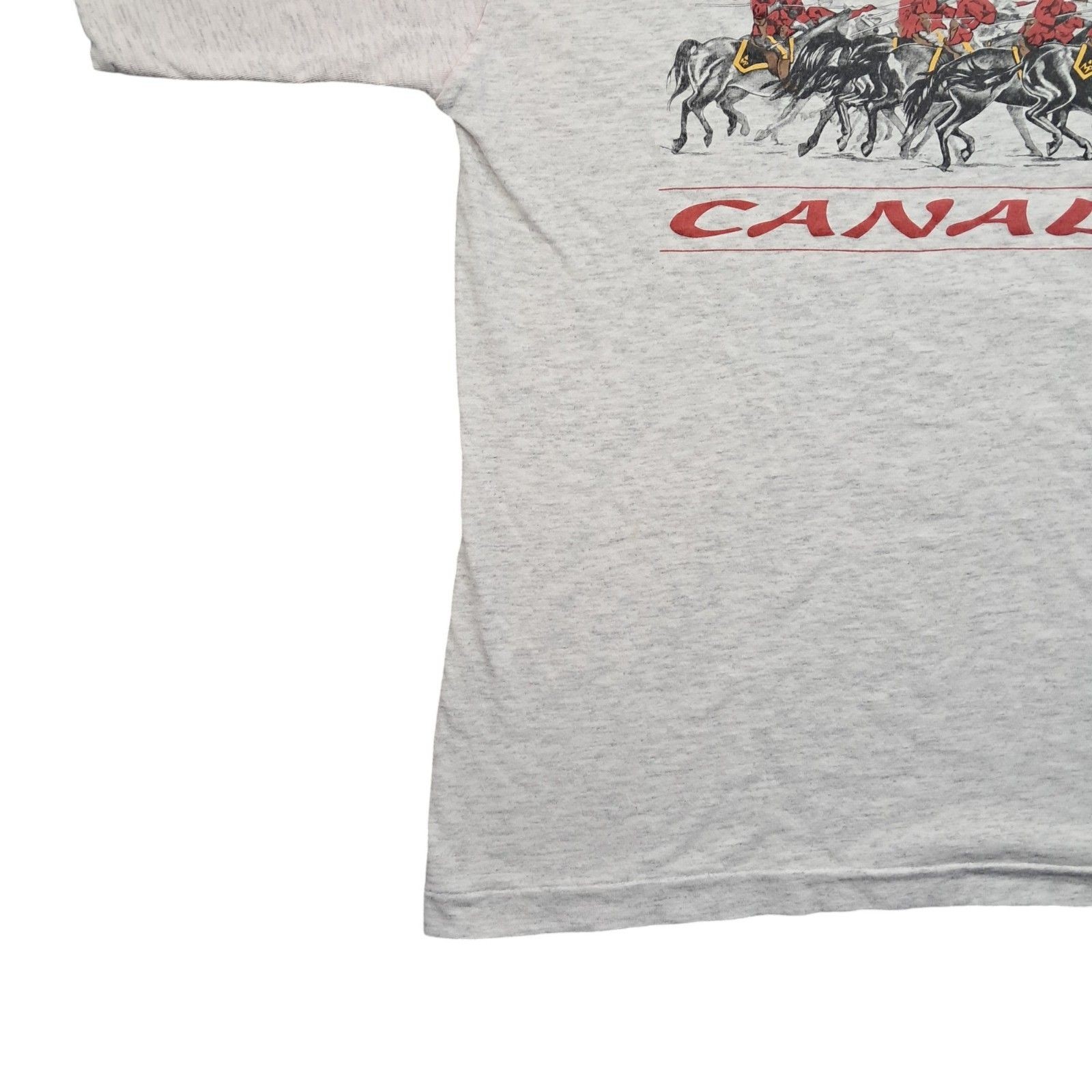 Canada T Shirt Large Men's White Cotton Vintage Single Stitch Tourist gallery