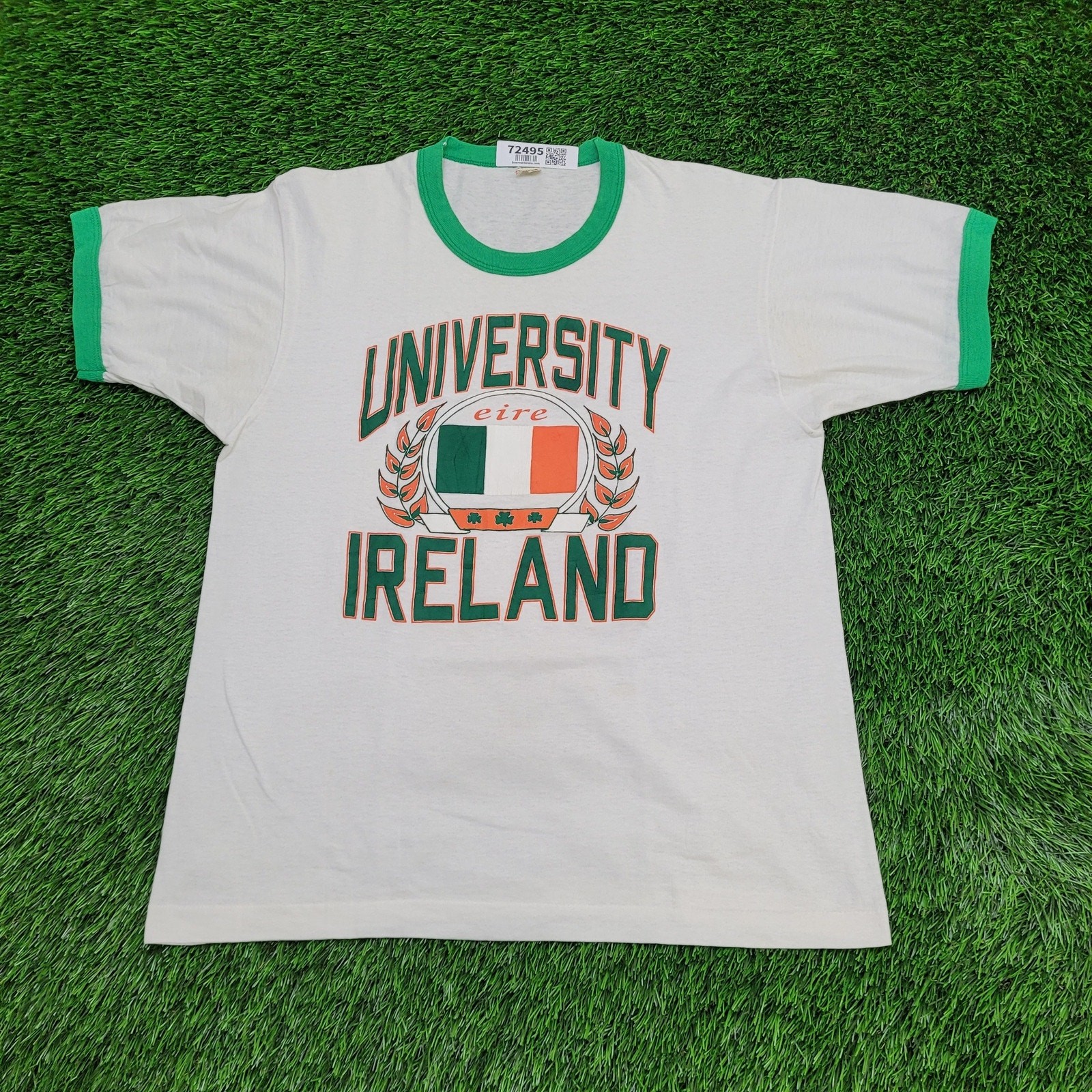 Vintage 80s Screen-Stars Shirt M/L 20×26 USA