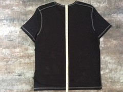 Men’s Shirt Calvin Klein Sz L Pullover V Neck Straight Hem Black New NWTs