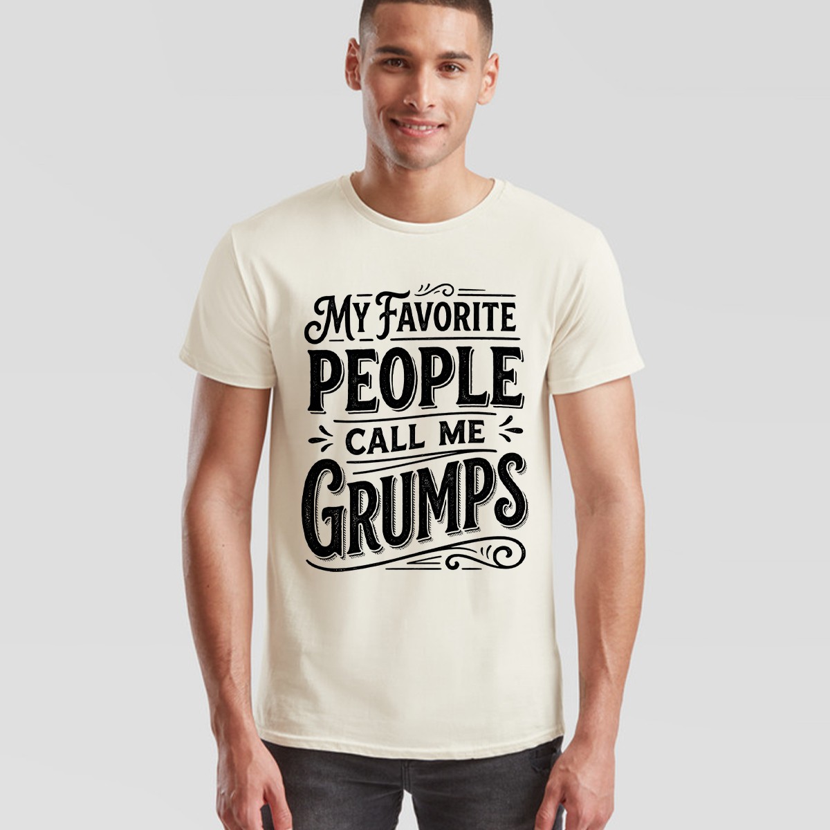 My Favorite People Call Me Grumps Family Shirt Mothers Day Mens Womens gallery