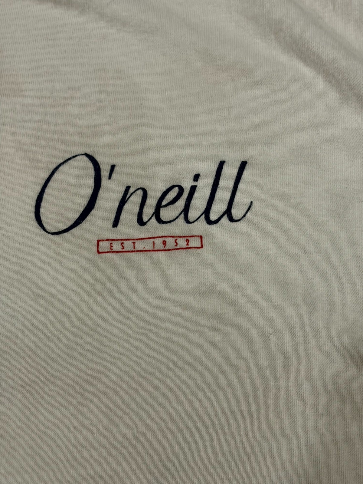 O Neill T Shirt Mens Large Beige Monogram Logo Modern Fit Short Sleeve Crew Neck gallery