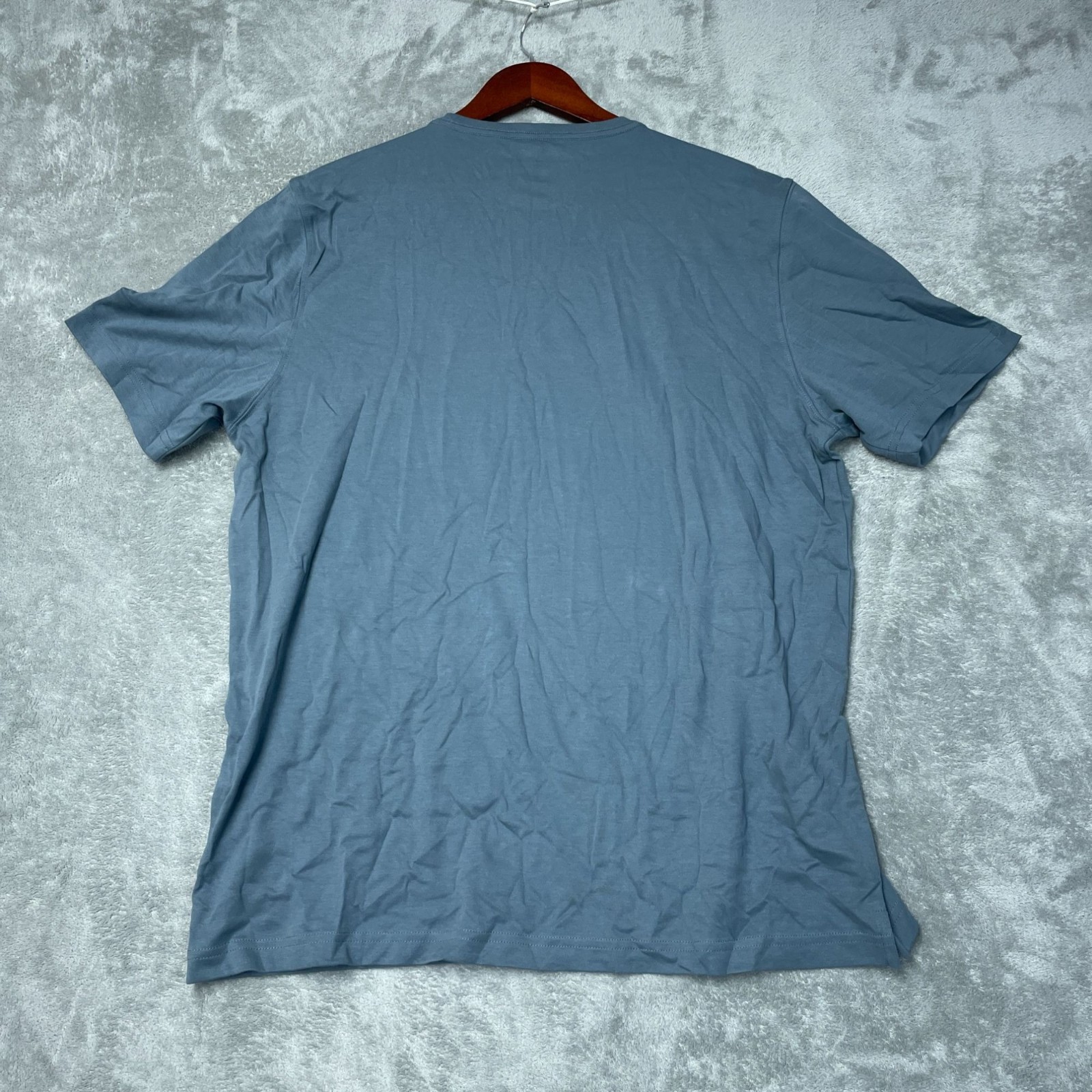 Kirkland Signature Men's XXL Blue Pima Cotton Crewneck T-Shirt K1369 gallery
