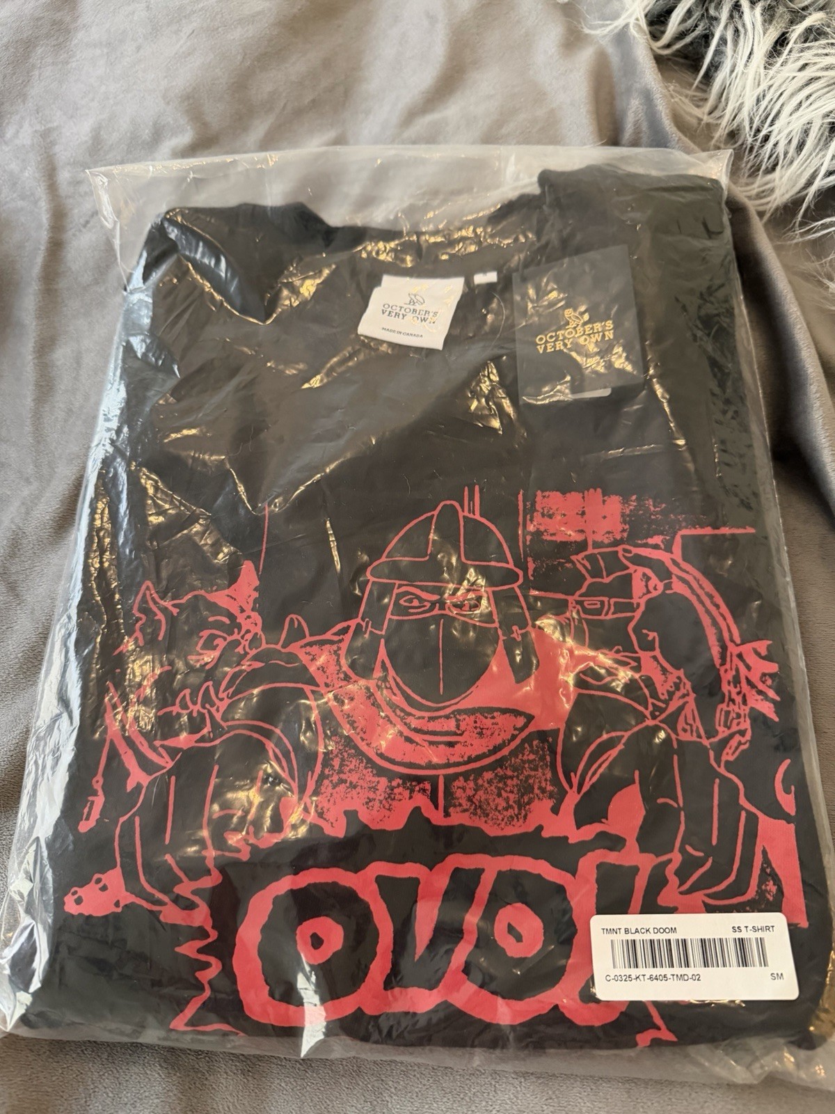 October's Very Own OVO TMNT Black/Red Graphic Print Crew Neck T-Shirt Men's S gallery