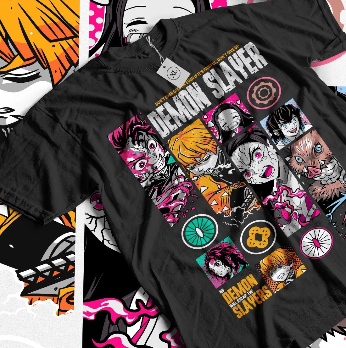 Demon Slayer T-Shirt Kimetsu No Yaiba Inosuke Horror Anime Gift Shirt gallery
