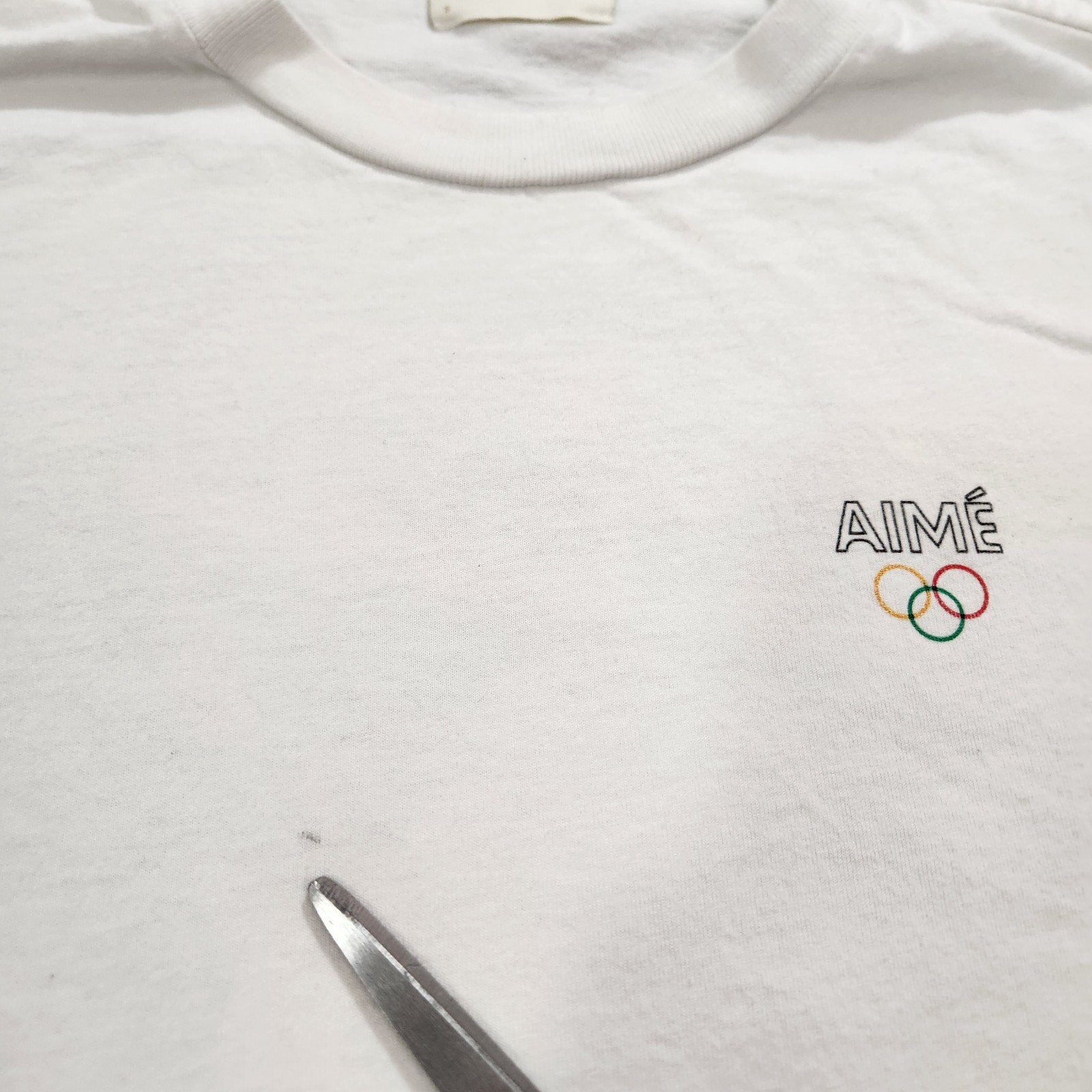 Aime Leon Dore T Shirt Mens Small White ALD Basketball Boards Olympic Games Tee gallery