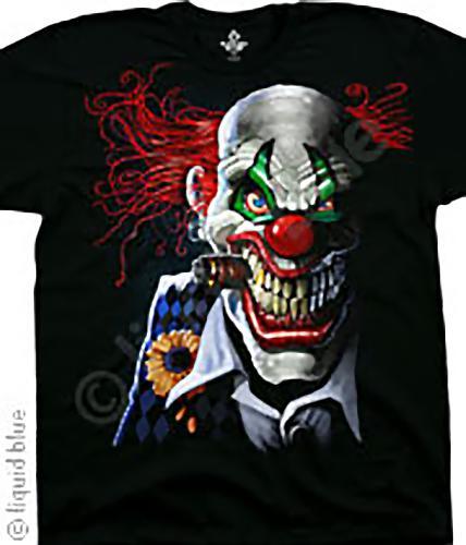 JOKER CLOWN-POSSE-CIRCUS-Big Print BLACK TSHIRT S-M-L- XL-XXL,3X,4X.5X.6X IT gallery
