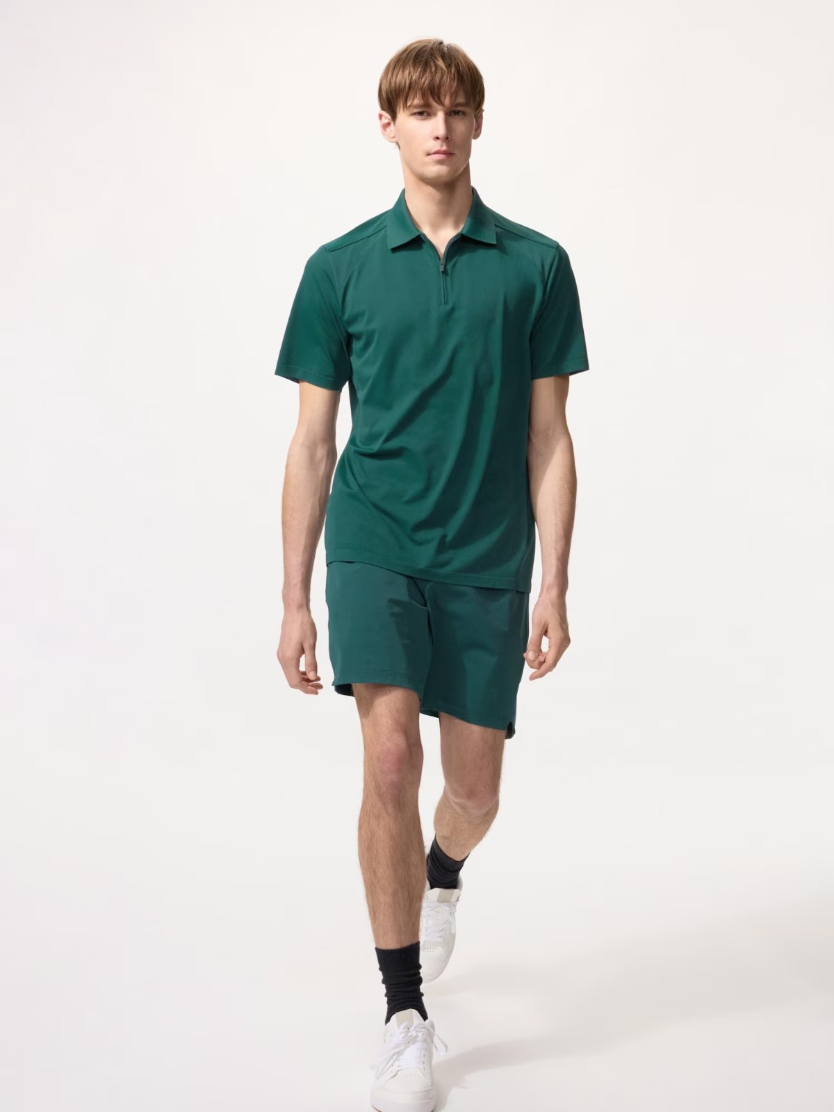 UNIQLO x ROGER FEDERER XS-4XL Dry-EX Half-Zip Polo Shirt Men 3 Colors 482306 NWT gallery