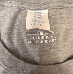 Los Angeles LA Dodgers ~ Genuine MLB ~ LG Gray T-Shirt
