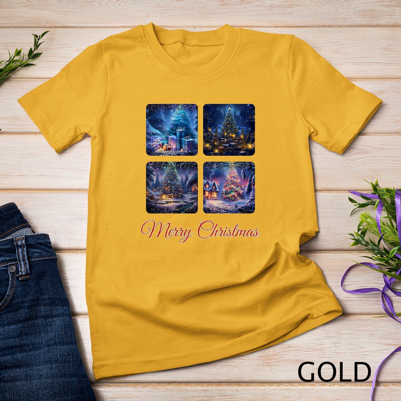 Winter Wonderland Christmas Collection Funny Christmas Shirt Unisex T-shirt gallery