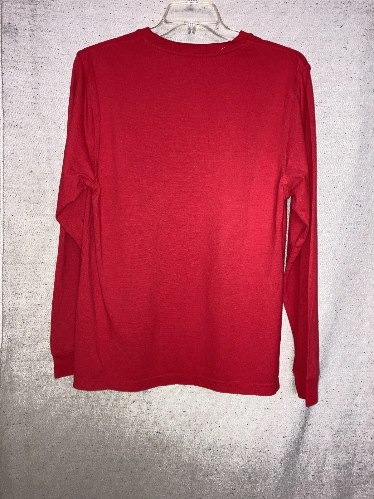 Apple Computer Red Shirt Men’s Long Sleeve Employee Geek Embroidered New L New gallery
