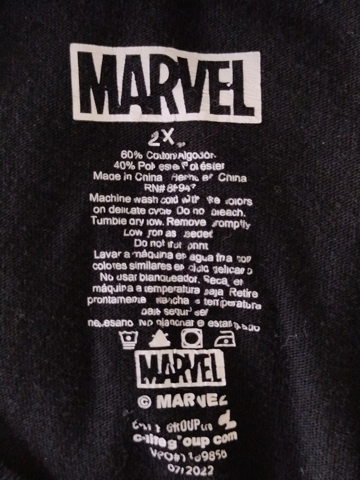 Men's Marvel Black Panther Long Sleeve Graphic T-Shirt Lurk Nakia Heros Size 2XL gallery