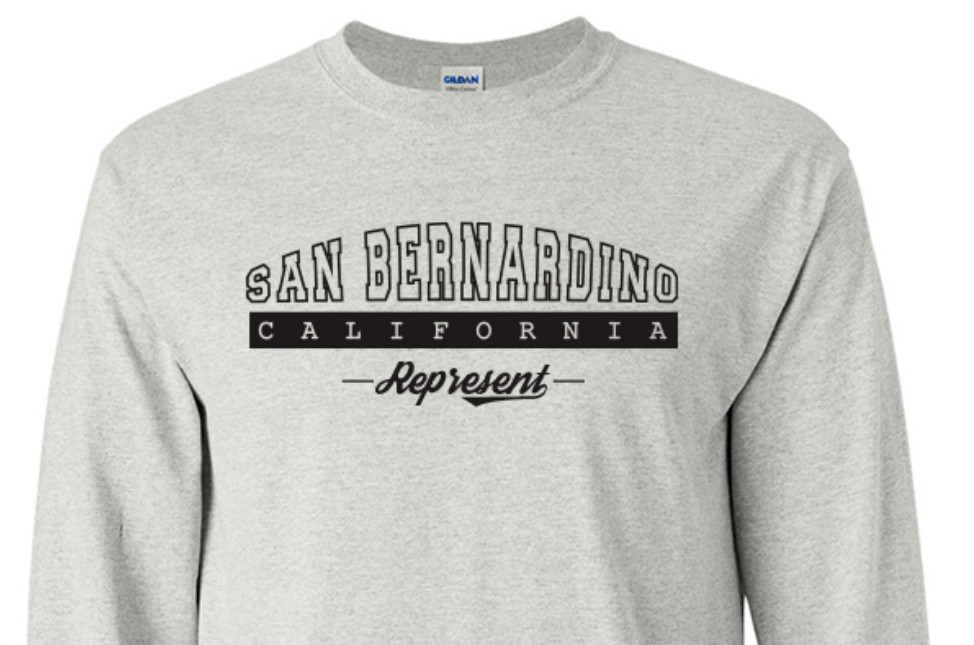 San Bernardino California State T-Shirt Long Sleeve Graphic Tees Unisex apparel gallery