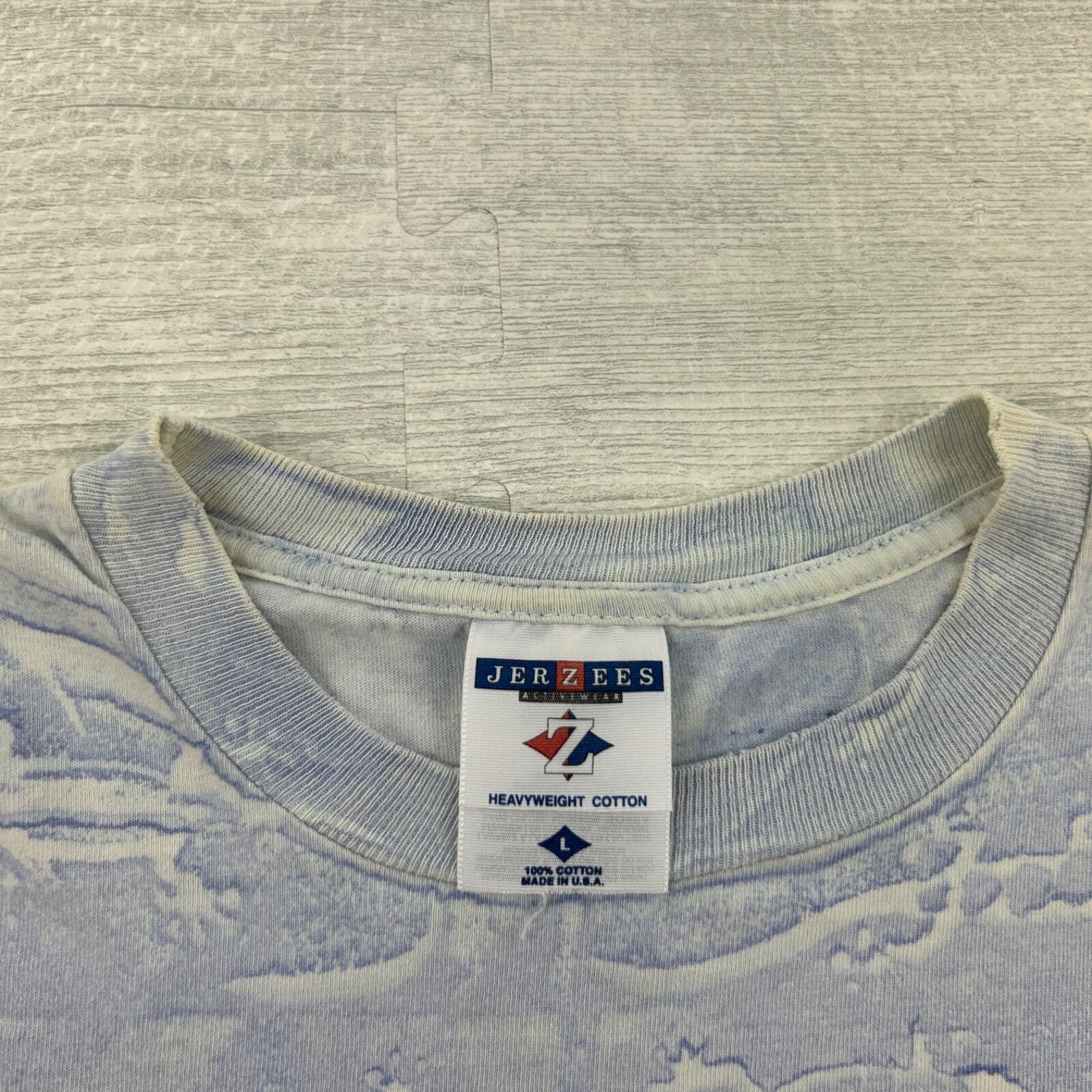 Vintage 90s Maui Hawaii Shirt Size Large Blue Lizard All Over Print gallery