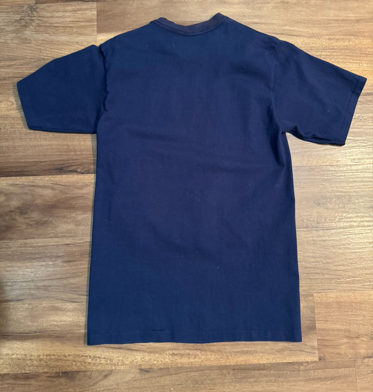 Men’s Sz. Large Bugle Boy South Shore Sizzle Blue T-Shirt 50% Cotton 50% Poly gallery