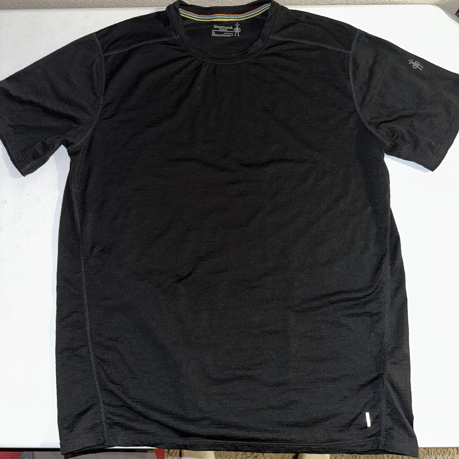 Smartwool Merino 150 Base Layer T Shirt Men’s XL Black Merino Wool Blend gallery