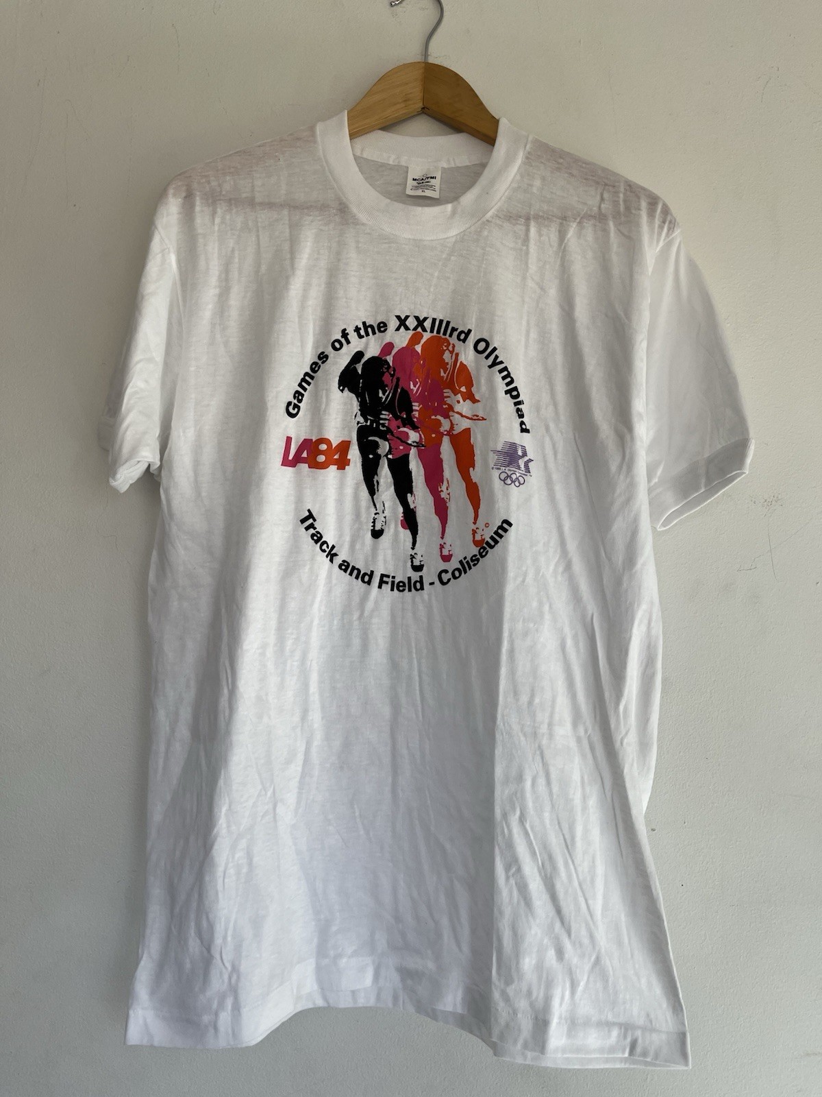 1984 Olympiad Track & Field T Shirt vtg Los Angeles Olympics Sz XL Summer Games gallery