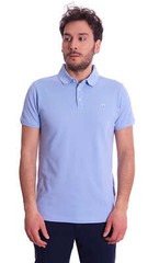 MENS SOLID COLOUR GREYHOUND LOGO TRUSSARDI POLO SHIRT – 52T00597