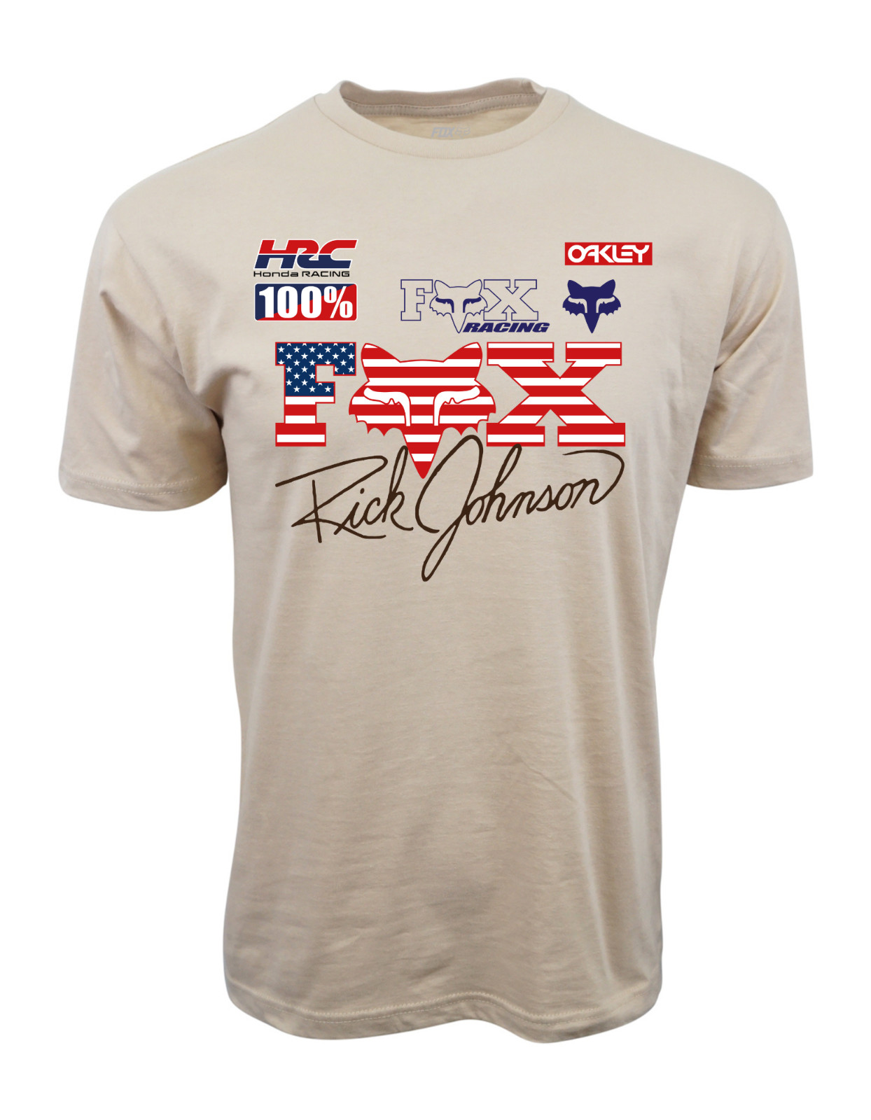 MENS GRAPHIC MOTORCROSS RICK JOHNSON LOGO T SHIRT gallery
