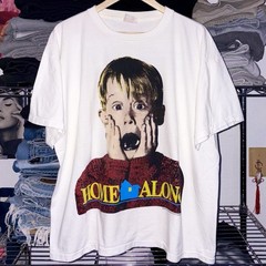 90s Inspired Home Alone Macaulay Culkin Promo Holiday Movie Tee XL